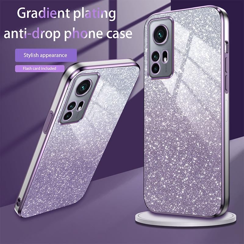 For Xiaomi 12 Case Bling Luxury Electroplate Glitter Phone Case For xiaomi 12 lite 12 Pro Shockproof Soft Bumper Clear Cover