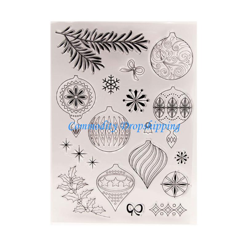 Y5JC Silicone Seal Stamp Christmas Clear Stamps DIY Scrapbooking Card Making Emboss China Mainland