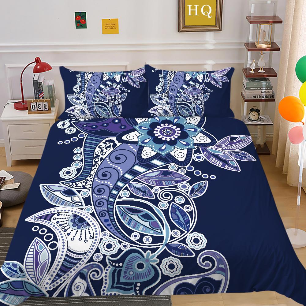 Set Biancheria da Letto con Stampa Boemia 3D Misura King Poliestere Biancheria da Letto Moda Teenager Alta Qualità Tessili per la Casa