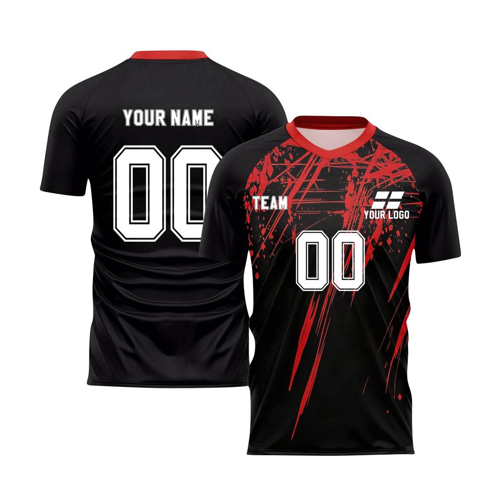 Personalised Tops Shirts Mens Girls With Name Number Custom Football Jerseys For Boys Training Suit
