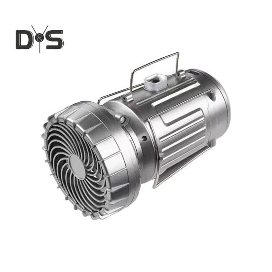 2-i-1 Viftelys Vanntett Solcelledrevet LED Campinglykt med Vifte Bærbar Oppladbar Lampe Multifunksjonell Vifte for Utendørs Camping