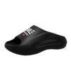 Summer men's outdoor thick-soled flip-flops student trend new open-toed beach shoes travel breathable trendy slippers