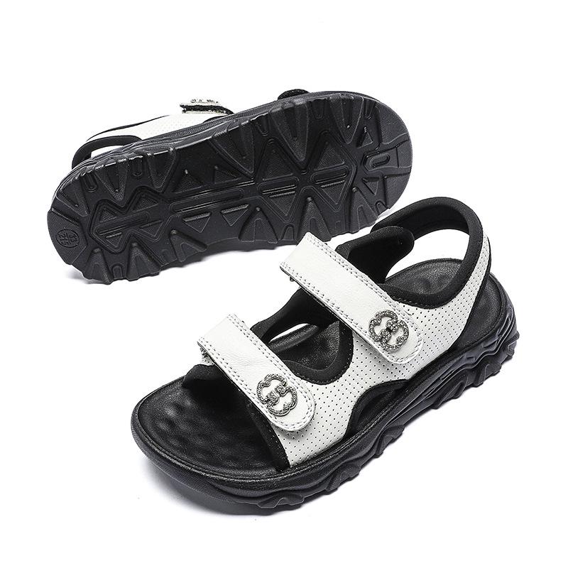 Toddler & Preschool Girls' Thick-Soled Beach & Sports Velcro Sandals – New Summer Style