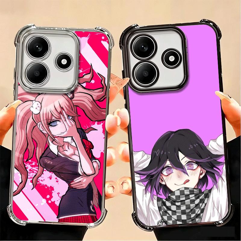 Anime D-Danganronpa Plating Phone Case For Xiaomi Poco X5 X6 X7 X8 Pro Max F8 Ultra F7 M8 M7 M5S Redmi 15C 15 14C 13C 13 X3 12C