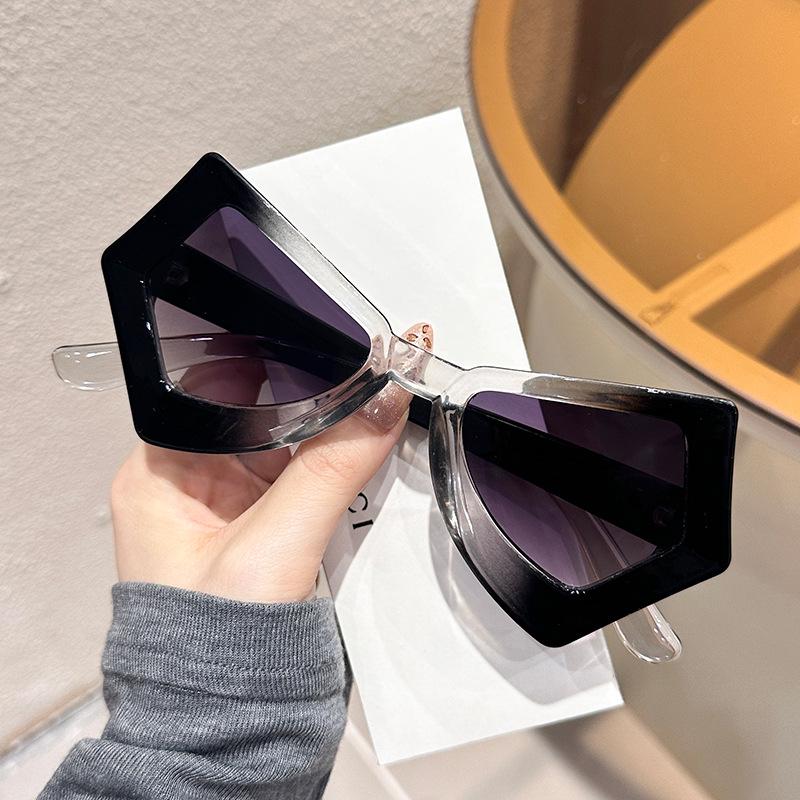 Lunettes de Soleil Dégradé Papillon Protection UV - Style Influenceur Y2K