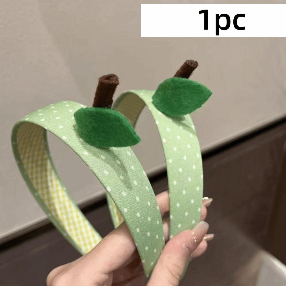 Y2K 3D Fruit Headband Polka Dot Pattern Apple Headband New Strawberry Headband  Birthday Parties