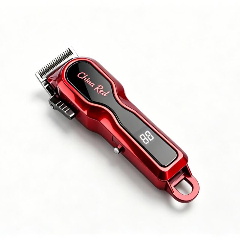 High-Power Professional Electric Hair Clipper & Trimmer with Adjustable Cutting Length for Salon Use