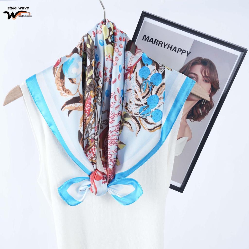 Neuer vielseitiger Schal für Damen aus Kunstseide - Modeaccessoire für Frühling/Sommer
