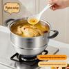 maxcook Dampfgarer & Suppentopf aus Edelstahl