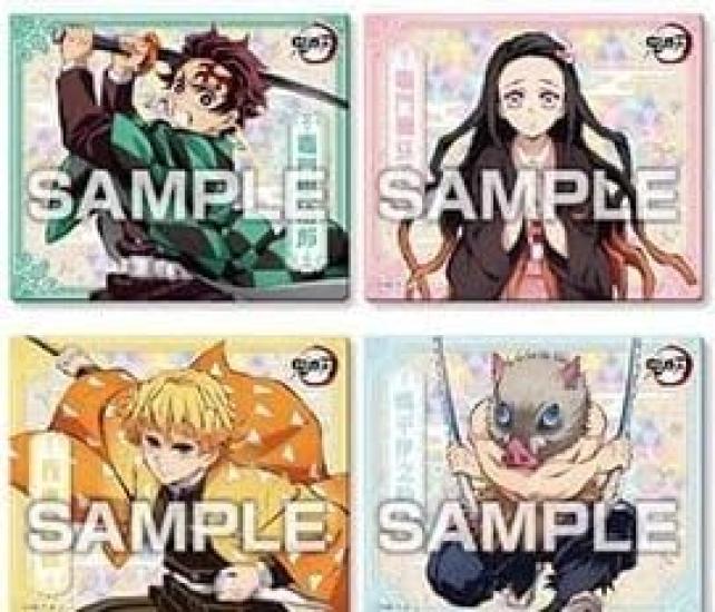 Demon Kimetsu No Yaiba Magnet Collection Gum Box Slayer 4, 14-Piece (Candy Toy)