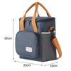 Vertical Handheld Insulated Lunch Bag, Thickened Foil Cooler Tote for Picnic & Food Storage