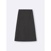 Gu Brushed Flare Skirt
