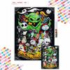 DIY Diamond Painting Halloween Skeleton Cross Stitch Kit Mosaic Art Diamond Painting Full Circle Diamond Home Decoration