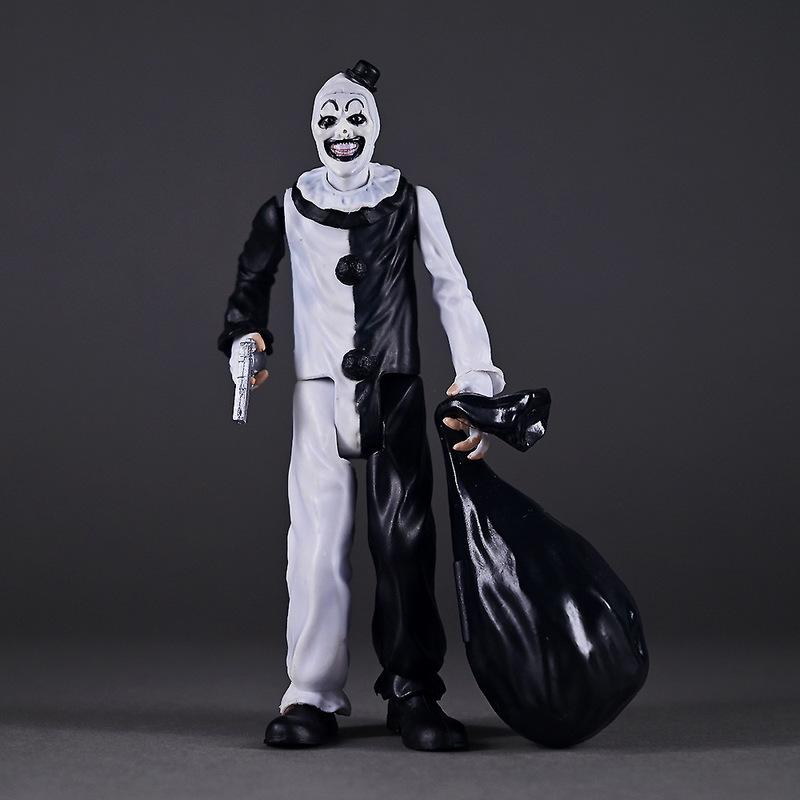 Carded Art The Clown Color Changing Action Figure Terrifier Collectible Horror Model Trendy Toy For Horror Movie Fans