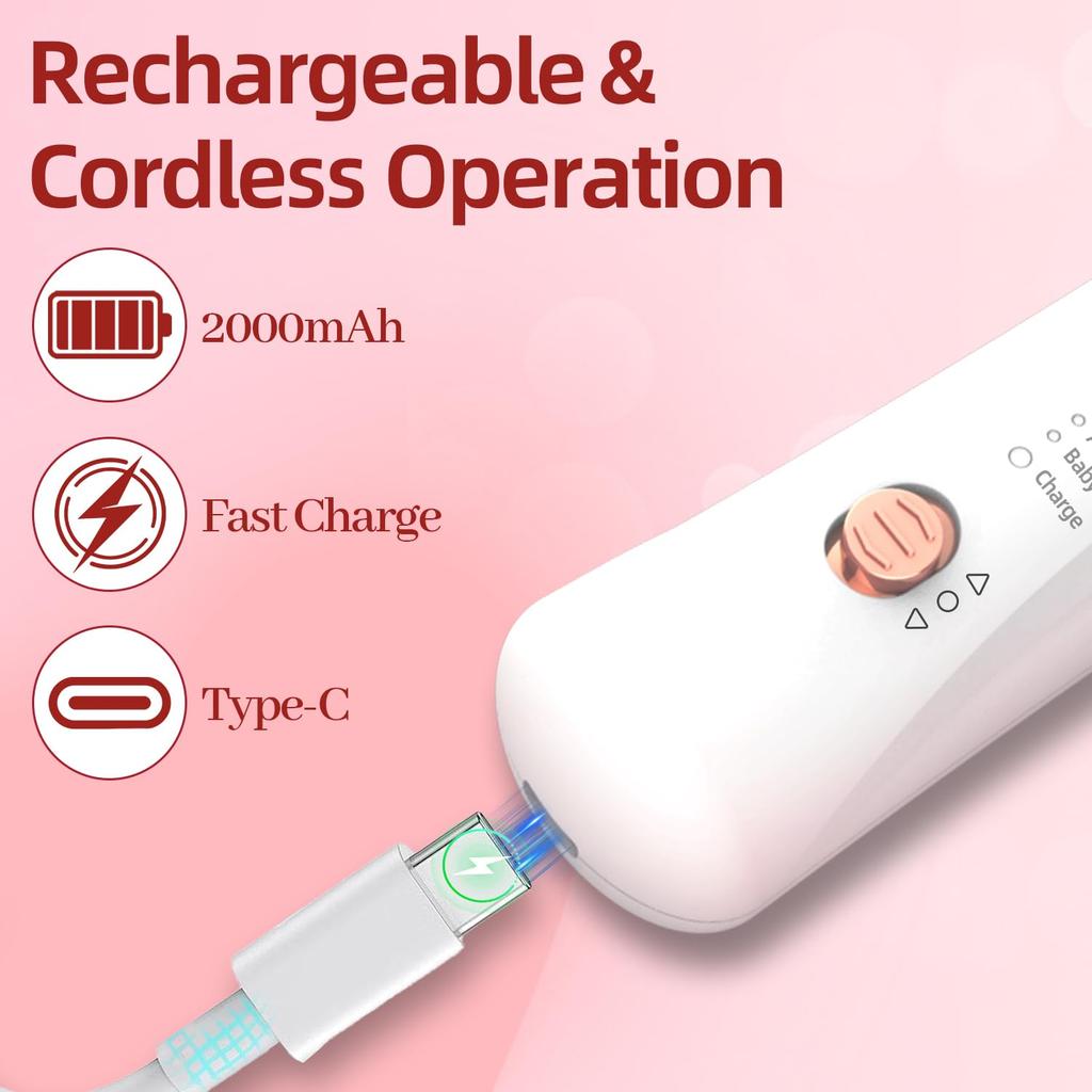 Cordless Electric Nail File Set, Portable Electric Nail Drill Machine,Professional Manicure Pedicure Kit, 5 Speeds Hand Foot Care Tool for Calluses,