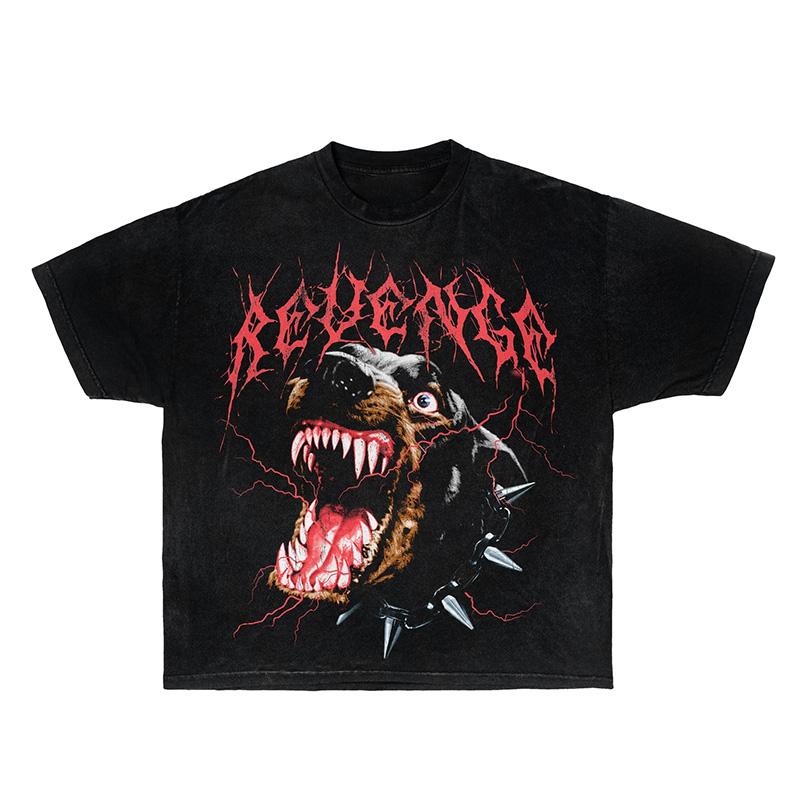 

Unisex T-Shirt Oversize DoberUnisex Tees Washed Black Graphic Print Cotton Tops Short Sleeves Y2k Streetwear Harajuku Vintage Clothing 4XL