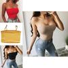 Stylish Women's Striped Crop Top Bustier With Soft And Breathable Fabric For Summer