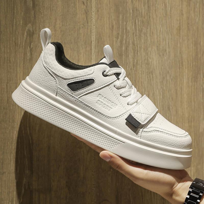 Fashion New Arrival Leather Casual Shoes Fashion Walking Mens Sneakers High Quality Male Sneakers Versatile Skateboard Footwear Trainers
