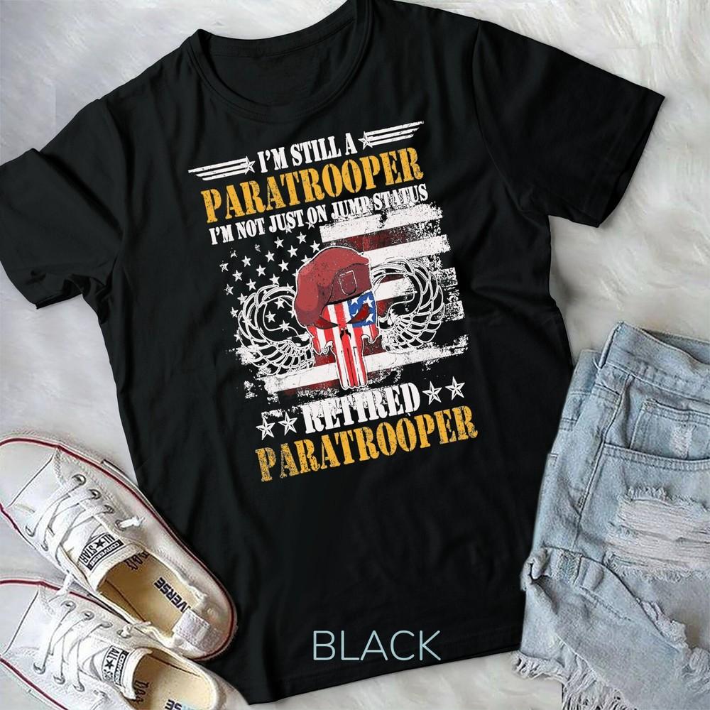 US Army Airborne Division Paratrooper Tshirt Veterans Day Unisex TShirt S