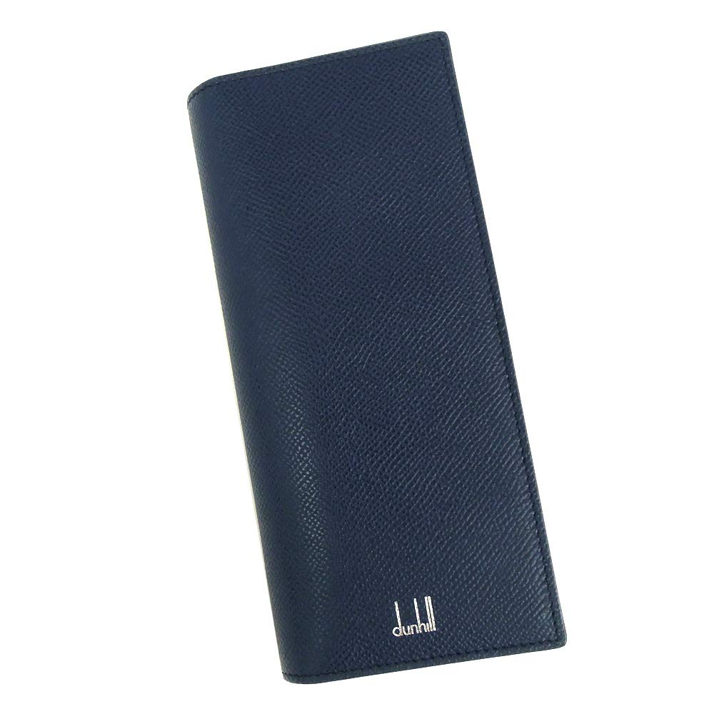 

Dunhill Long Wallet Cadogan F2100CANV Navy with Coin Purse [Dunhill] Men s [Item] синій