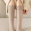 Chaussettes d'hiver épaisses en coton polyester pour mollets, chaussettes éponge, chaussettes de nuit, réchauffeur d'hiver