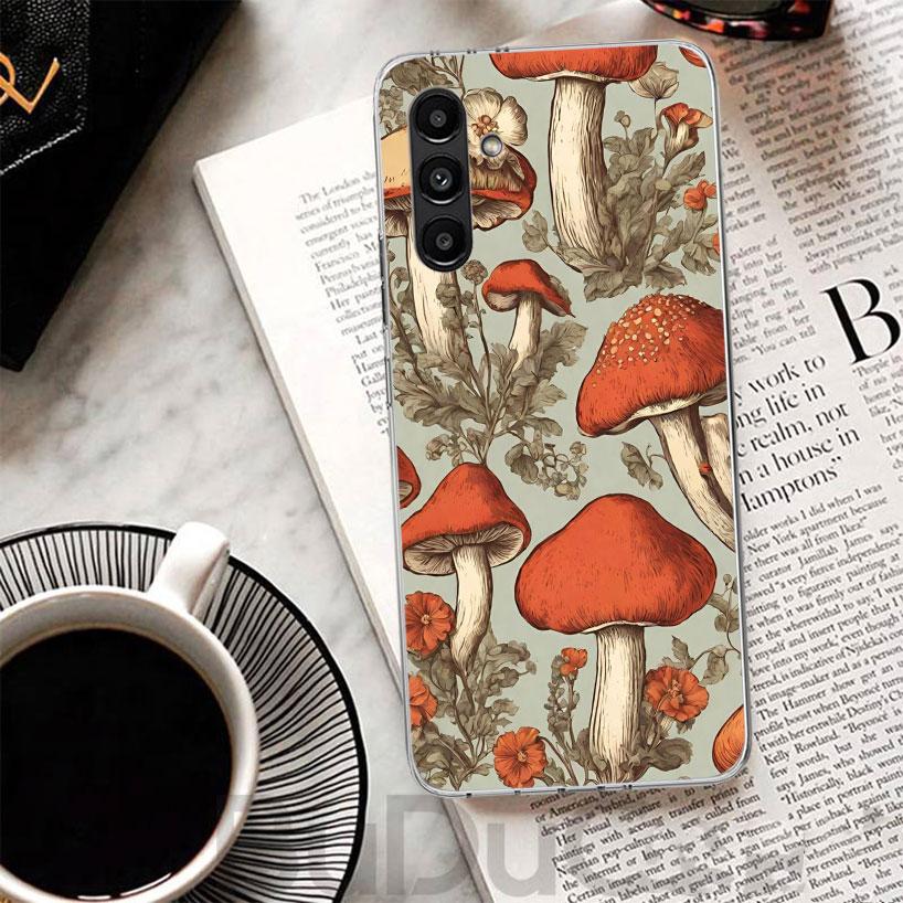 Colorful Mushroom Phone Case For Samsung A17 A16 A26 A36 A56 A15 A14 A13 A55 A54 A53 A35 A34 A33 A25 A24 A23 A05S A04S A03S Gala