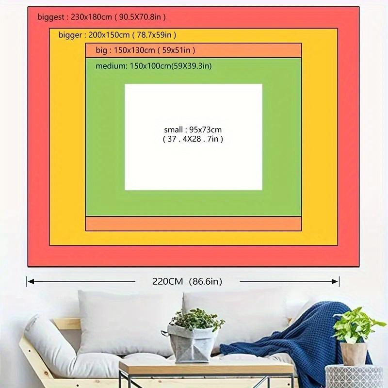 Blue Sky And Snow Wall Hanging Tapestry  Christmas Tree Wall Hanging Tree Wall Hanging Gorgeous Christmas Tree Fireplace Gifts