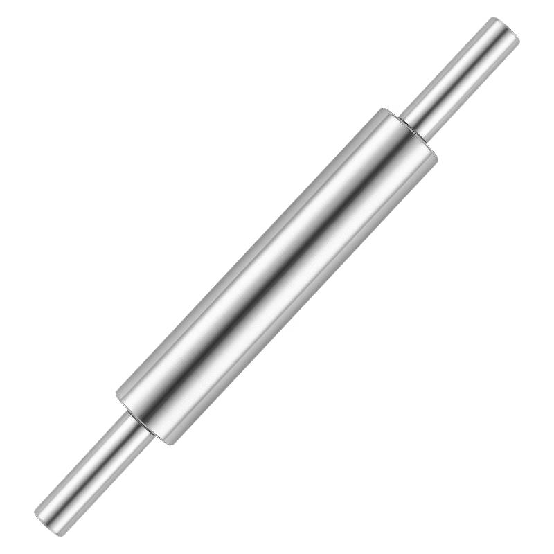 

Seamless Stainless Steel Rolling Pin Medium