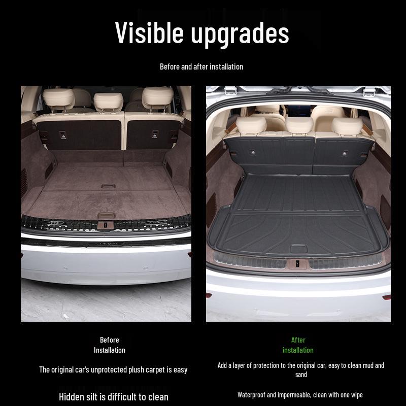 Compatible Trunk Mat for Huawei AITO M7 - TPE Tail Box Mat Modification Accessory