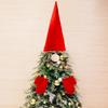 Santa Tree Topper Plush Seasonal Ornament Tree Hugger Christmas Ornament For Indoor Outdoor Party Gathering Winter Home Stage