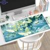 Cartoon Illustratie Muismat Oversized Schattig Meisje Slaapkamer Computer Tafelmat Grote Toetsenbordmat