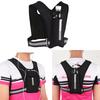 Running Backpack Reflective Vest Package Multifunctional Sports Phone Holder Water Bottle Bag Chest Pack For Outdoor Sports