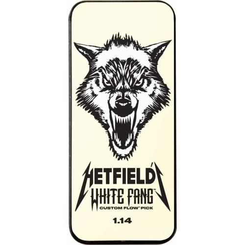 JIM DUNLOP Jim Dunlop James Hetfield 1.14 Pick & Case Set James Hetfield Whitefang Tin 1.14 PH122T114