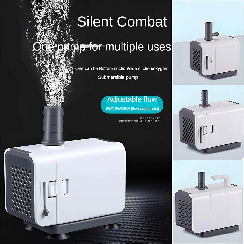 Multifunktionaler Mini-Fischaquariumfilter Leise Ultraleise Wasserfall-Filterbox Eingebauter Zirkulierender Reinwasserzyklus für Zuhause