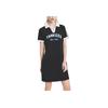 MLB New York Yankees Fashion Sports Casual Short Sleeve Dress Women dresses Black 3FOPV0153-50BKS