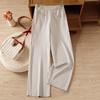 Shechi Simple Commuter Drapey Wide-Leg Suit Pants for Women