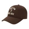 MLB Cotton, Polyester Baseball Caps Unisex Brown Fashion 3ACPV065N-43BRS