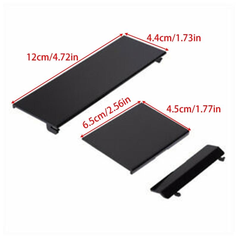 3 In 1 Protective Door Slot Cover Set for Gaming Console Easy Installation Door Replacement Dust Guard Lid Caps