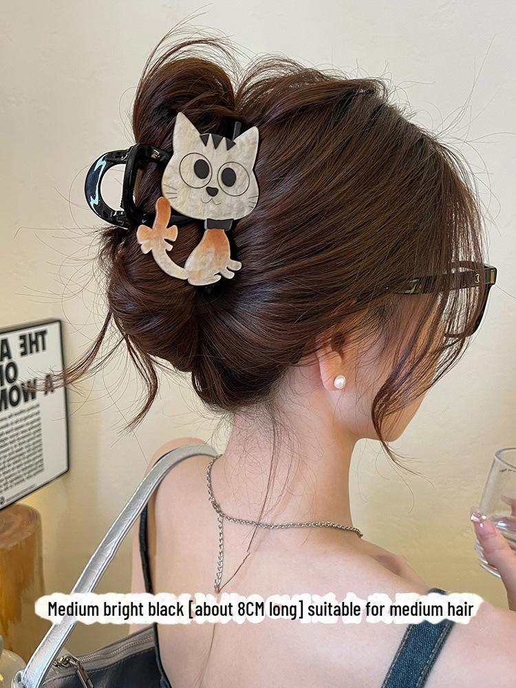 Charming Kitten Summer Shark Hair Clip 2024 - Sweet High-End Hair Accessory