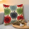 Federa per Cuscino Lino Delicata sulla Pelle Morbida Custodia Decorativa per Divano Arredamento Casa Moda Arte OOrla Kiely Floreale Federa per Cuscino