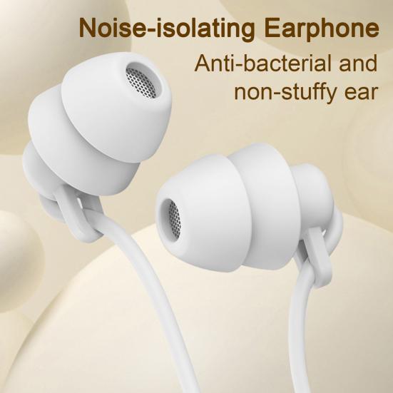 In-Ear Wired Headphones Sound with Dual Immersive Surround Dynamic Speakers Ergonomic Earphone Digital