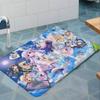 Anime Hyperdimension Neptunia Floor Mat Rectangle Anti-slip Home Soft Badmat Front Door Indoor Outdoor Mat Welcome Doormat