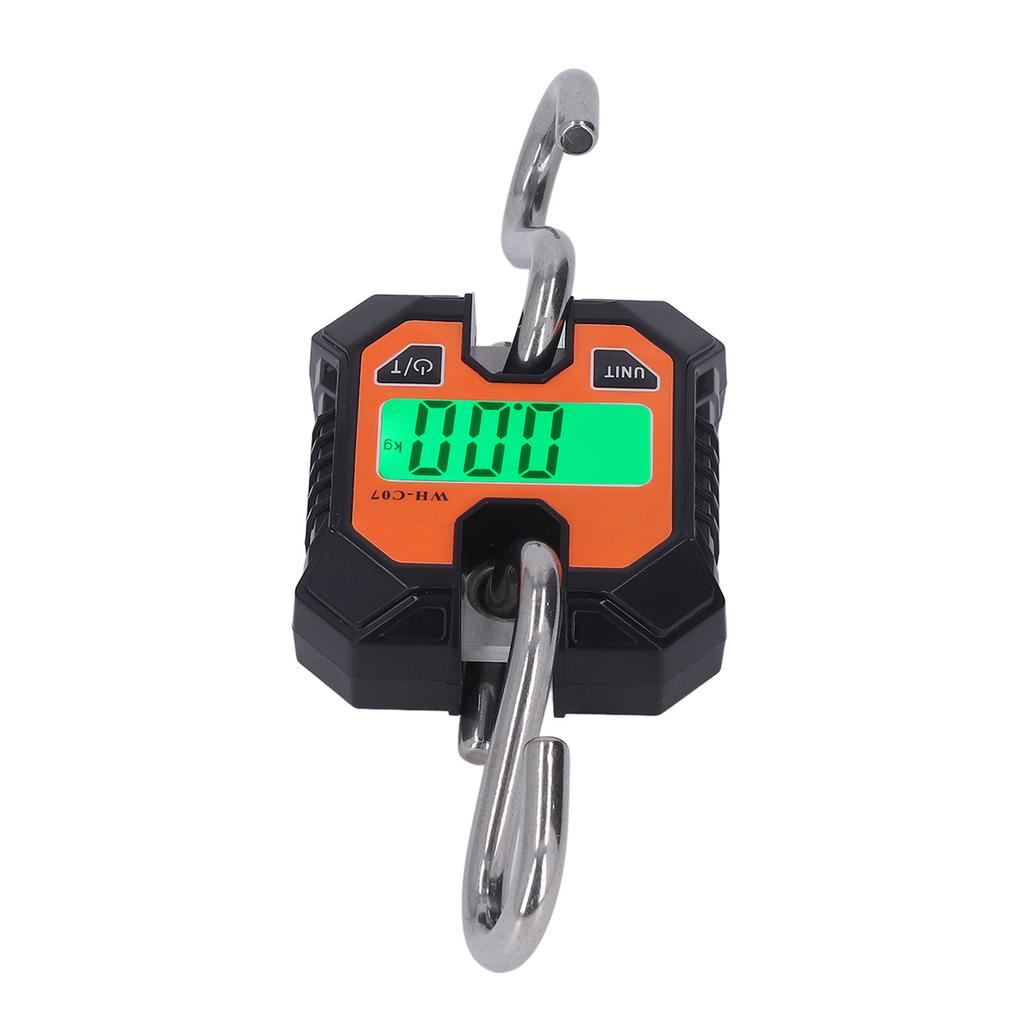 Digital Crane Scale with Hooks LCD Display Electronic Hanging Scale for Industrial Use 100kg 220lbs