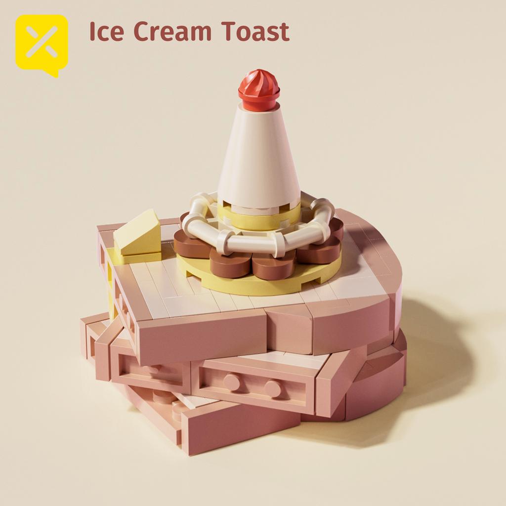 ToylinX Cake Blocks Toys 12 Types Plastic Cute Dessert Toys Model Building Blocks Girls Birthday Gift For Boys Girls and Friends