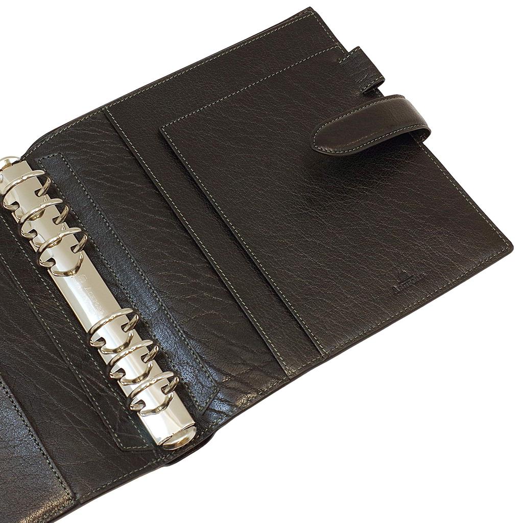 Deep Ring Diameter 25mm System Notebook Binder HB×WA5 [Black] 6135-011