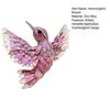 Hummingbird Brooch Flying Bird Lapel Pin Artistic Bird Brooch Accessory for Women Shirts Coats Sweaters Hummingbird Lovers