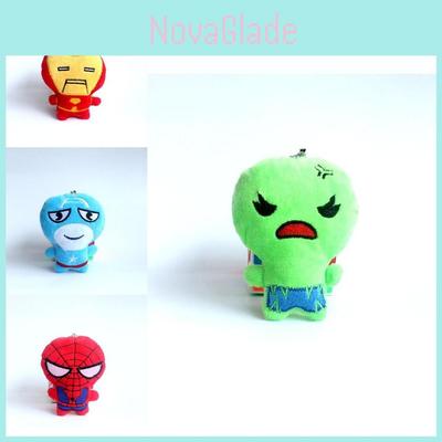 Marvel Avengers Plush Toy Spider-man American Soldier Doll Cute 10cm Collectible Gift