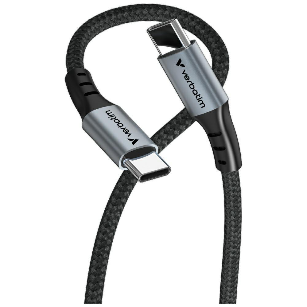 Verbatim Usb-C To Usb-C 100W Pd3.0 Cable With Power Supply For Phones 120Cm
