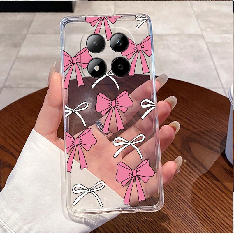 

For Redmi Note 15 Pro 4G Clear Case Luxury Cute Love Heart Rabbit Funny TPU Soft Silicone Cover For Redmi Note15 15Pro 4G Casing Redmi note 15 Pro 4G