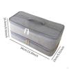 Hair Dryer Bag Double Layer Portable Storage Carrying Case for Travel Bathroom Nozzle